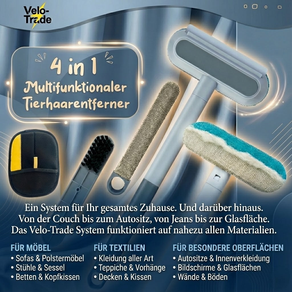 Premium Tierhaarentferner & Handschuh Set