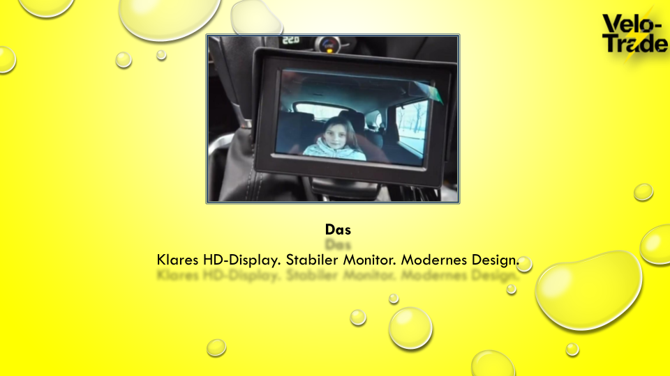 Sicher & Geborgen Unterwegs – Die Premium HD-Baby-Autokamera für maximale Kontrolle