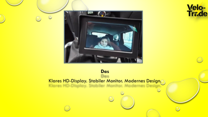 Sicher & Geborgen Unterwegs – Die Premium HD-Baby-Autokamera für maximale Kontrolle