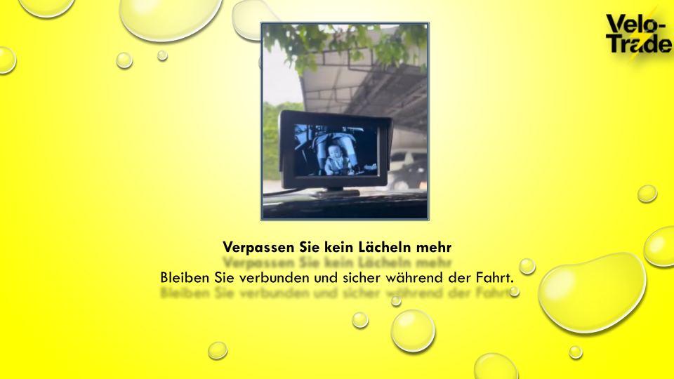 Sicher & Geborgen Unterwegs – Die Premium HD-Baby-Autokamera für maximale Kontrolle