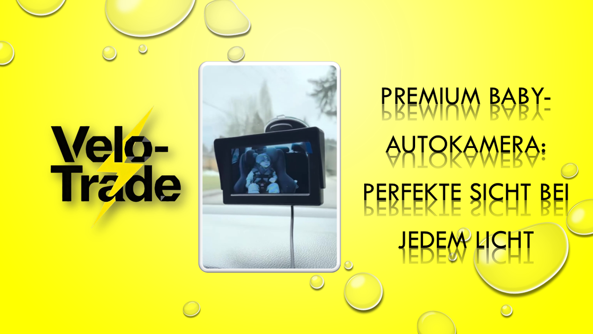 Sicher & Geborgen Unterwegs – Die Premium HD-Baby-Autokamera für maximale Kontrolle