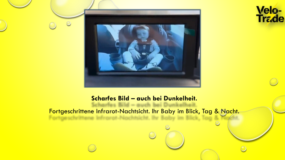 Sicher & Geborgen Unterwegs – Die Premium HD-Baby-Autokamera für maximale Kontrolle