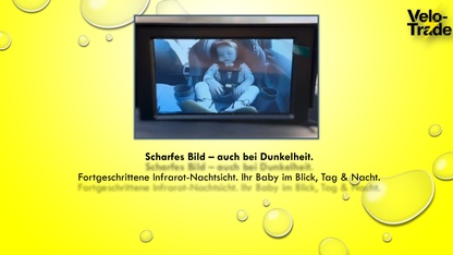Sicher & Geborgen Unterwegs – Die Premium HD-Baby-Autokamera für maximale Kontrolle