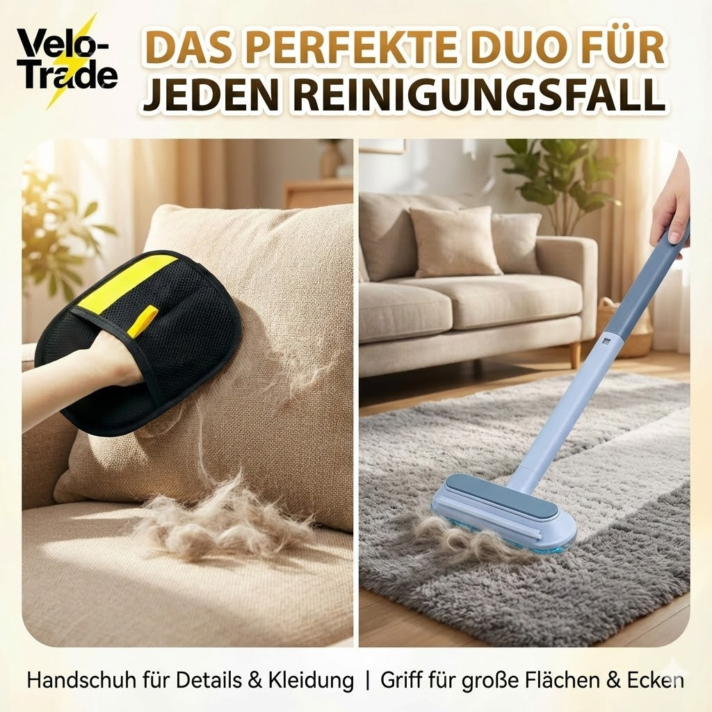 Premium Tierhaarentferner & Handschuh Set